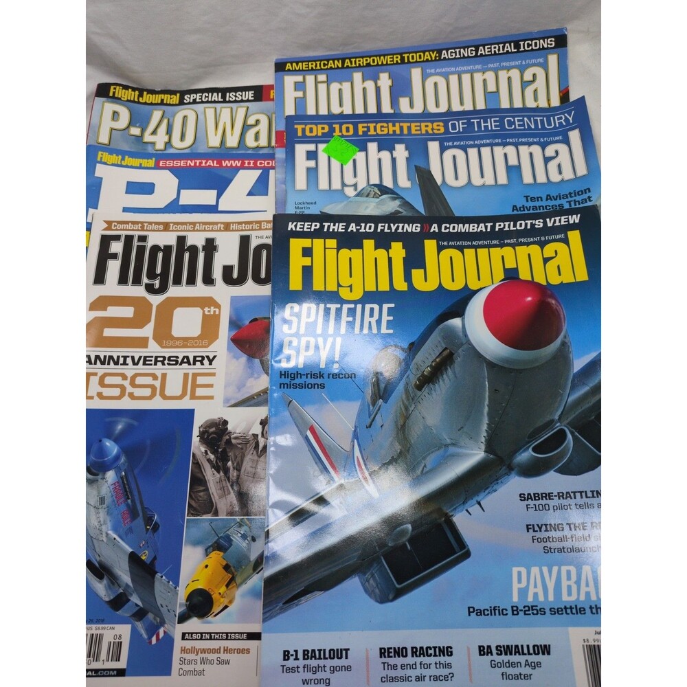 (6) Flight Journal Magazines